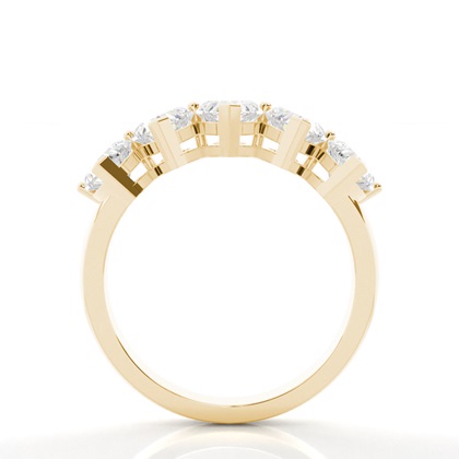Yellow Gold 5 Stone Diamond Rings