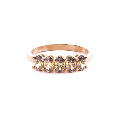 Rose Gold 5 Stone Diamond Rings