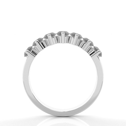 Halber Eternity-Ring mit schwarzen Diamanten