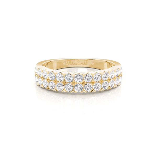 Prong Set Half Eternity Diamond Ring