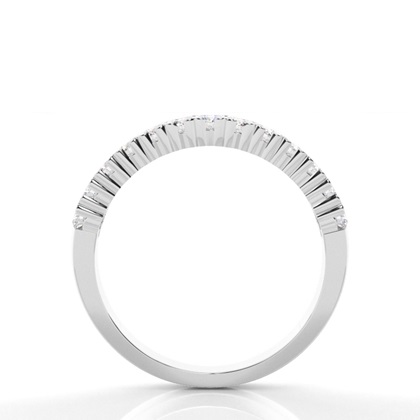 Prong Set Half Eternity Diamond Ring