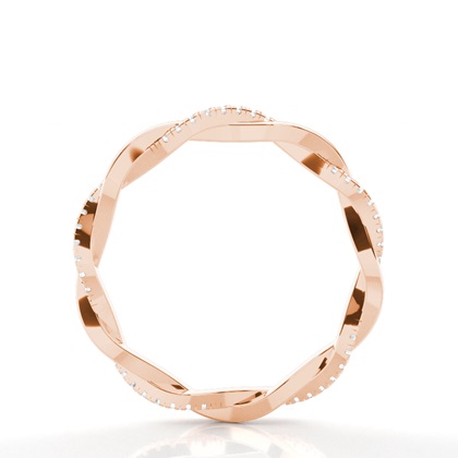 Rotgold Designer Ohrringe