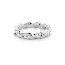 Pave Setting Full Eternity Diamond Ring