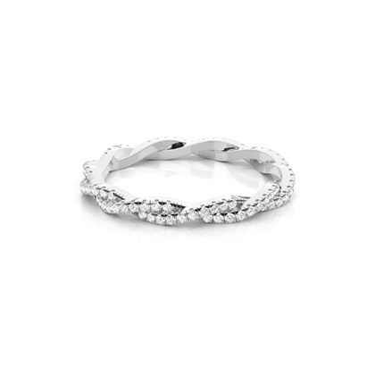 Pave Setting Full Eternity Diamond Ring