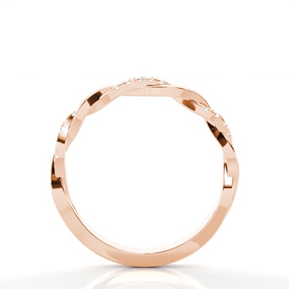 Rose Gold Eternity Diamond Rings