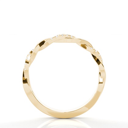 Gelbgold Memoireringe Diamantringe