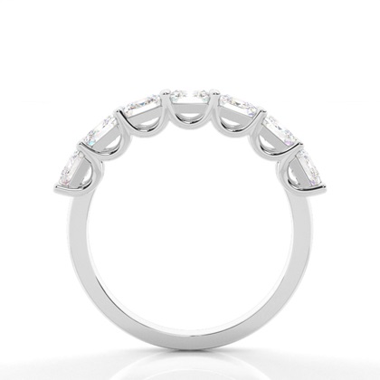 Prong Setting Asscher Seven Stone Ring