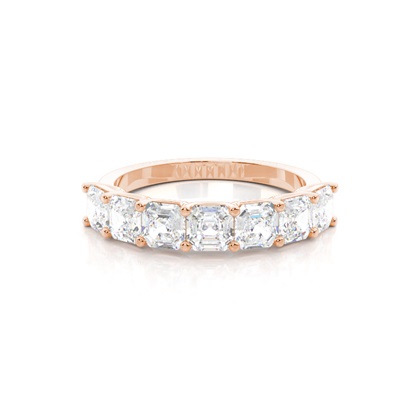 Rose Gold Contemporary Diamond Engagement Rings