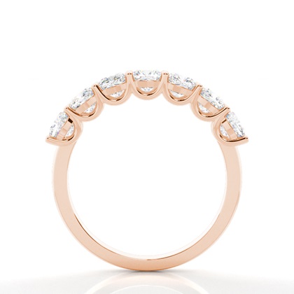 Rose Gold Contemporary Diamond Engagement Rings