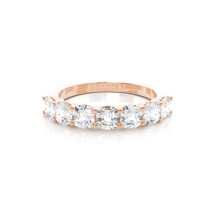 Rose Gold Contemporary Diamond Engagement Rings