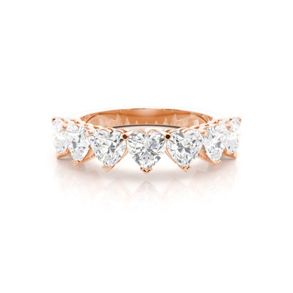 Rose Gold Contemporary Diamond Engagement Rings