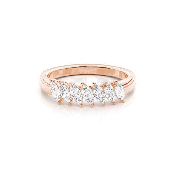 Prong Setting Marquise Seven Stone Ring