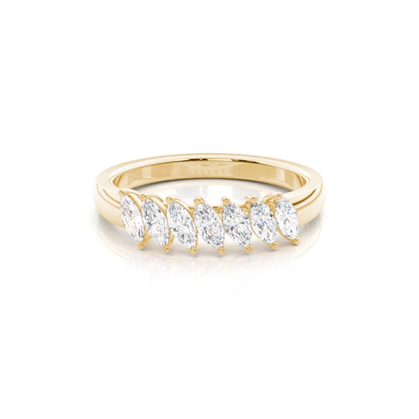 Prong Setting Marquise Seven Stone Ring