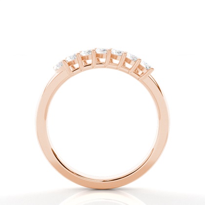 Rose Gold Contemporary Diamond Engagement Rings