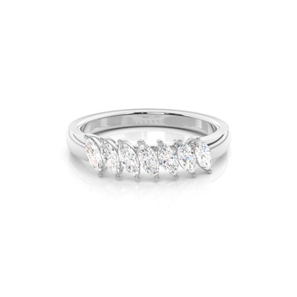 Prong Setting Marquise Seven Stone Ring