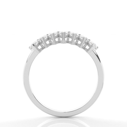 Prong Setting Pear Seven Stone Ring