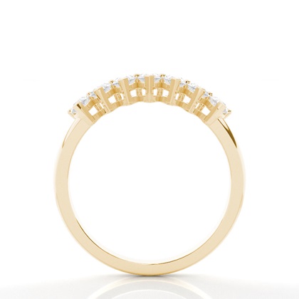 Yellow Gold Contemporary Diamond Engagement Rings