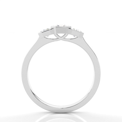 Smaragd Platin Trilogie Verlobungsringe