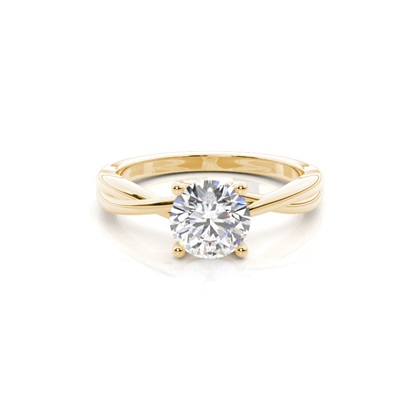 Yellow Gold Diamond Engagement Rings