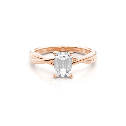 Emerald Cut Diamond Engagement Rings