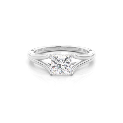 Princess Solitaire Diamond Rings 