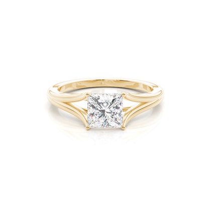 Princess Solitaire Diamond Rings 