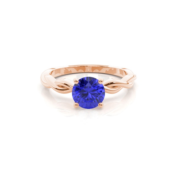 Prong Setting Tanzanite Solitaire Engagement Ring