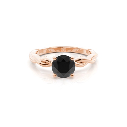 Rose Gold Diamond Engagement Rings