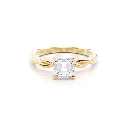 Asscher Diamond Rings