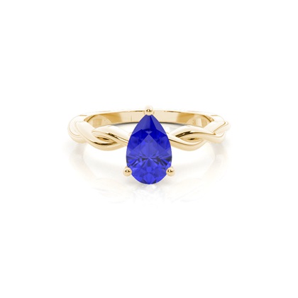 Prong Setting Tanzanite Solitaire Engagement Ring