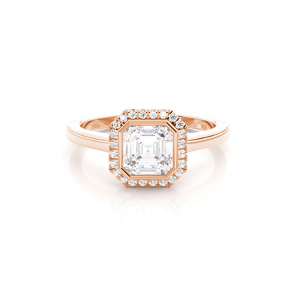 Asscher Diamond Engagement Rings