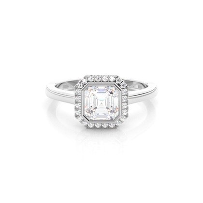 Asscher Diamond Engagement Rings