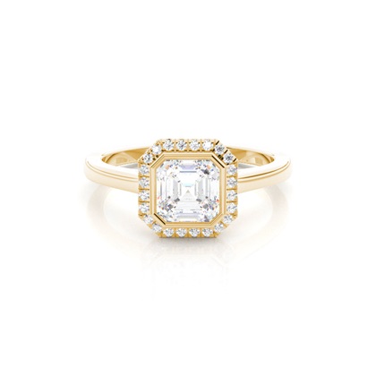 Asscher Diamond Engagement Rings