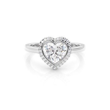 Heart Diamond Engagement Rings