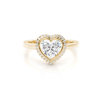 Heart Diamond Engagement Rings