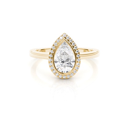 Pear Shaped Diamond Engagement Rings