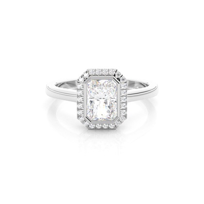 White Gold Halo Rings Engagement Rings