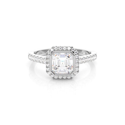 Asscher Diamond Engagement Rings