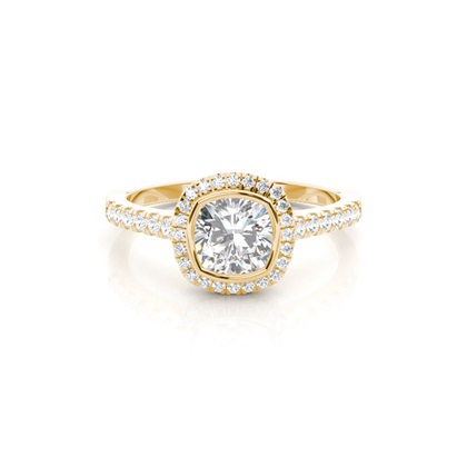 Cushion Cut Diamond Engagement Rings