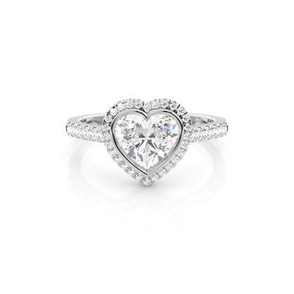 Heart Diamond Engagement Rings