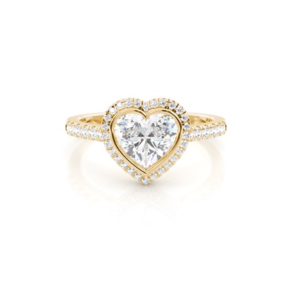 Heart Diamond Engagement Rings