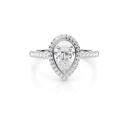 Pear Shaped Diamond Engagement Rings