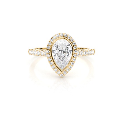 Pear Shaped Diamond Engagement Rings