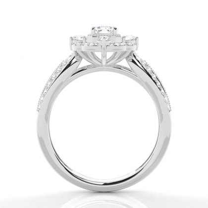 Weißgold Ethereal Verlobungsringe