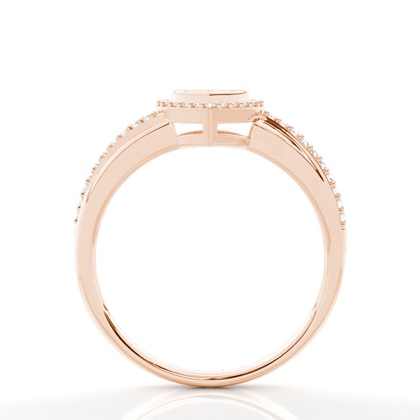 Rose Gold Diamond Cluster Rings