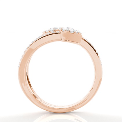 Rose Gold Statement Diamond Rings