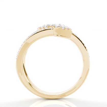 Yellow Gold Statement Diamond Rings