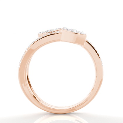 Rose Gold Statement Diamond Rings