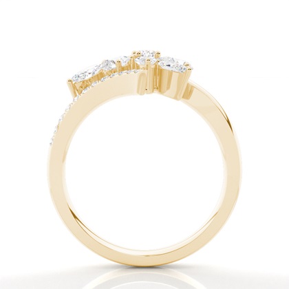 Yellow Gold Statement Diamond Rings