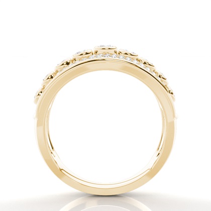 Yellow Gold Statement Diamond Rings